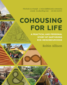 Dark yellow cover of cohousing for life book