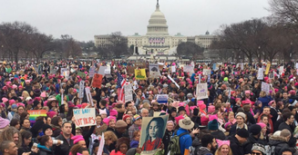 People in Washington DC for the Women's March on Washington
